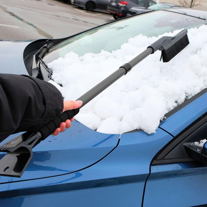 ICICLE EXTENDABLE ICE SCRAPER/SNOW BRUSH