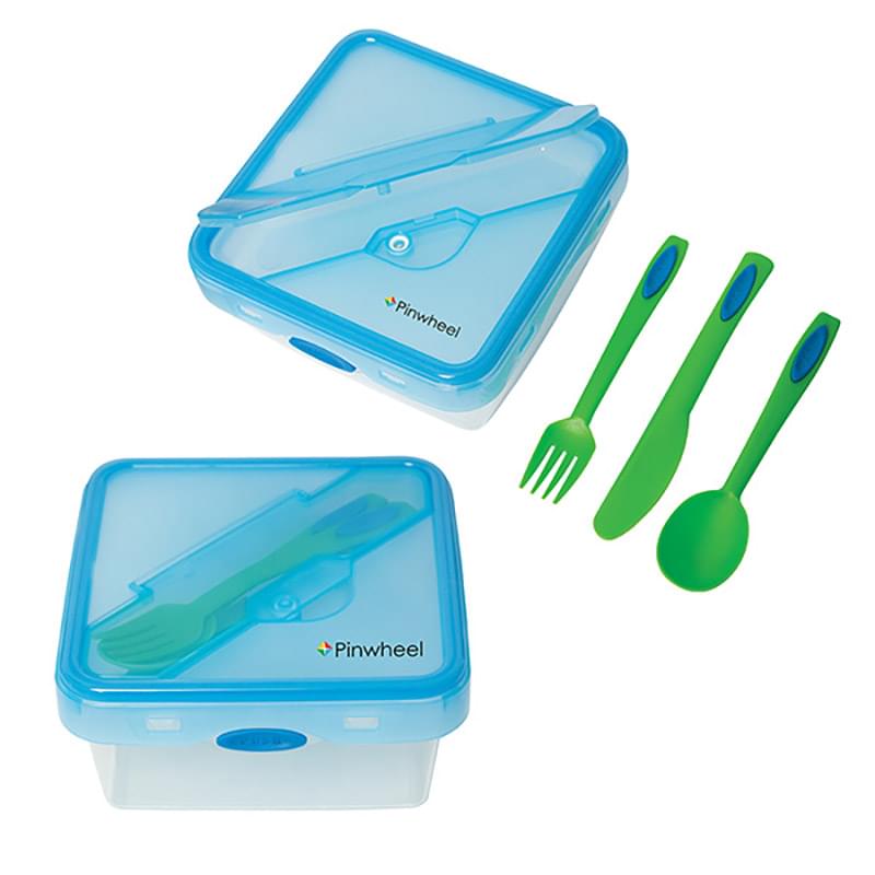 ALBERTAN LUNCH CONTAINER WITH CUTLERY