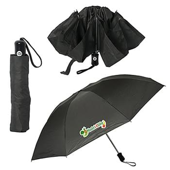 SAUNDERS REVERSIBLE FOLDING UMBRELLA