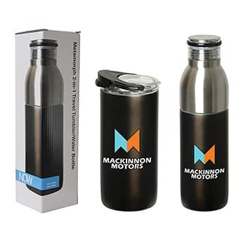 METAMORPH 2-IN-1 TRAVEL TUMBLER/BOTTLE